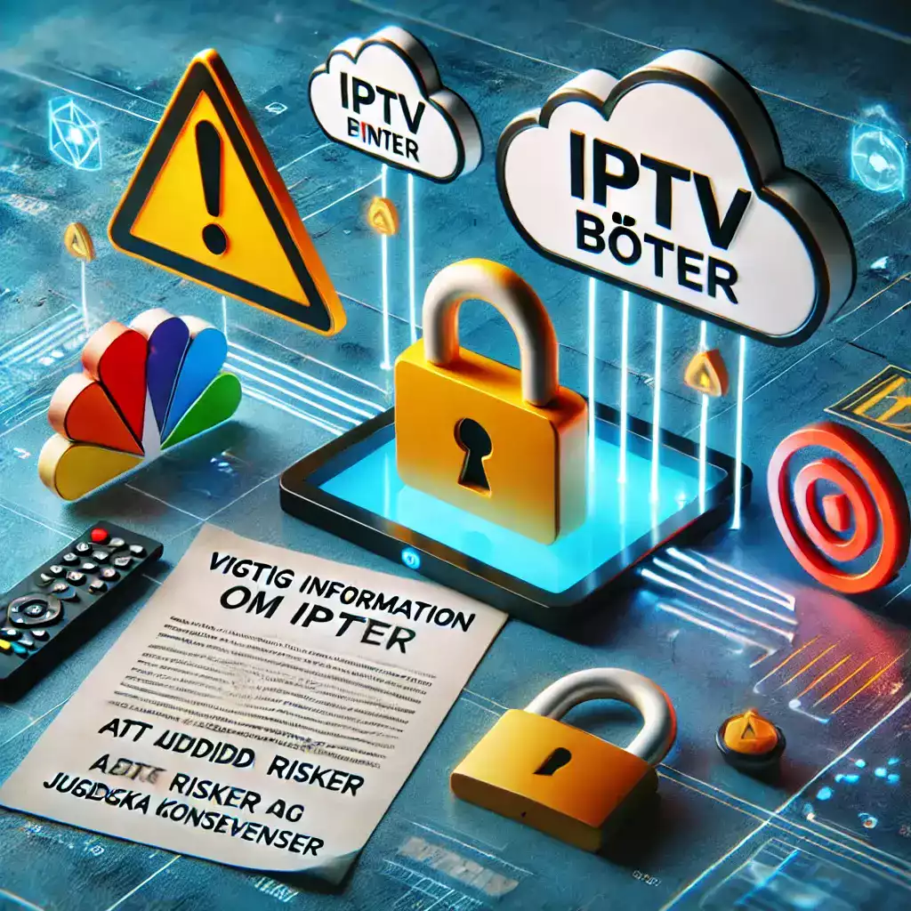 IPTV böter - Viktig information om IPTV och säker streaming för att undvika risker och juridiska konsekvenser